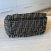 Fendi Zucca Vitello Artic Medium Shopping Tote Tobacco Castagna