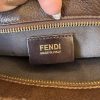 Fendi Zucca Vitello Artic Medium Shopping Tote Tobacco Castagna