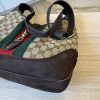 Gucci Vintage Medium GG Canvas Web Jackie O Hobo Bag