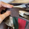 Gucci Vintage Medium GG Canvas Web Jackie O Hobo Bag