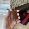 Gucci Padlock Saddle Shoulder Bag GG Coated Canvas and Leather Medium