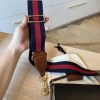 Gucci Padlock Saddle Shoulder Bag GG Coated Canvas and Leather Medium