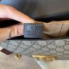 Gucci Padlock Saddle Shoulder Bag GG Coated Canvas and Leather Medium