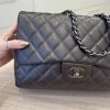 Chanel Lambskin Quilted Jumbo Single Flap