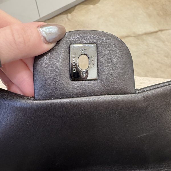 Chanel Lambskin Quilted Jumbo Single Flap