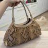 Tri-Color Python D Gold Large Hobo Bag