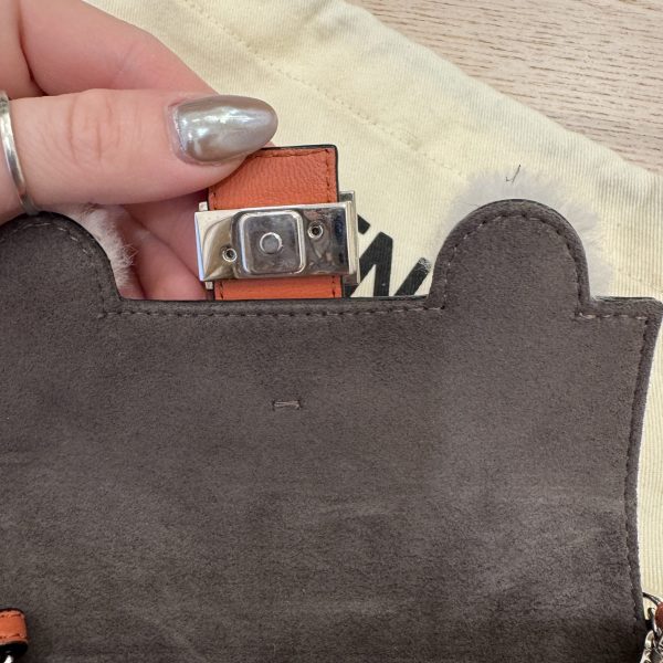 Fendi Orange Micro Monster Leather Baguette Multiple colors