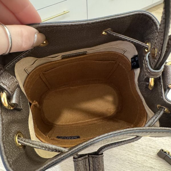 Gucci Ophidia Bucket Bag GG Coated Canvas Small