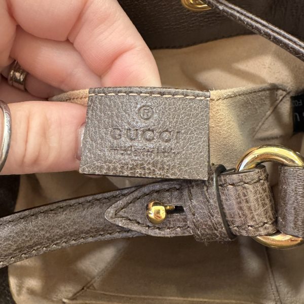 Gucci Ophidia Bucket Bag GG Coated Canvas Small