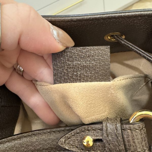 Gucci Ophidia Bucket Bag GG Coated Canvas Small