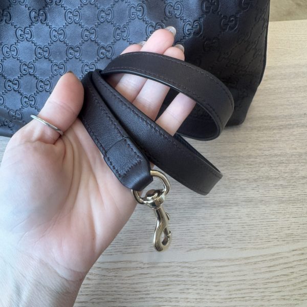 Gucci Guccissima Small Miss GG Hobo Brown