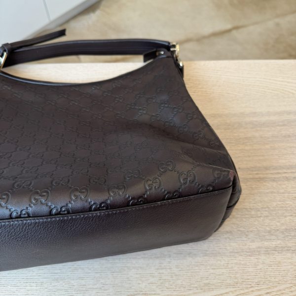 Gucci Guccissima Small Miss GG Hobo Brown