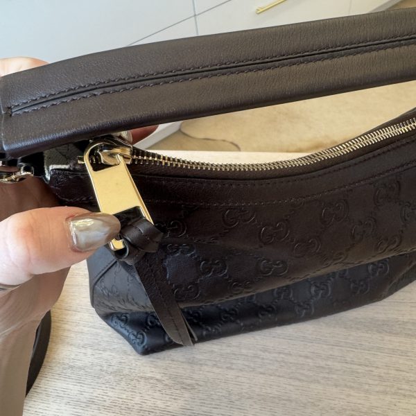 Gucci Guccissima Small Miss GG Hobo Brown