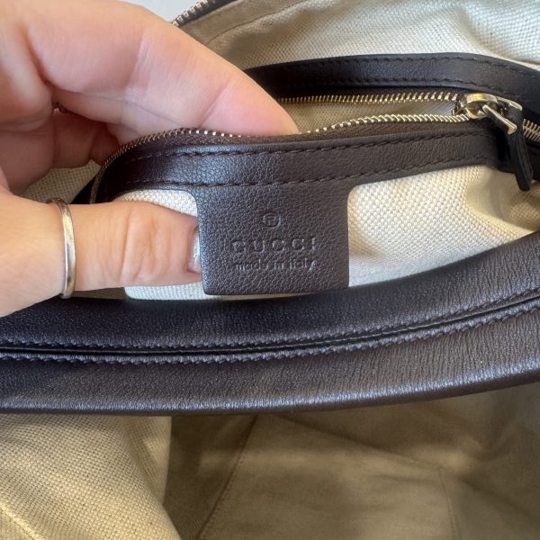 Gucci Guccissima Small Miss GG Hobo Brown
