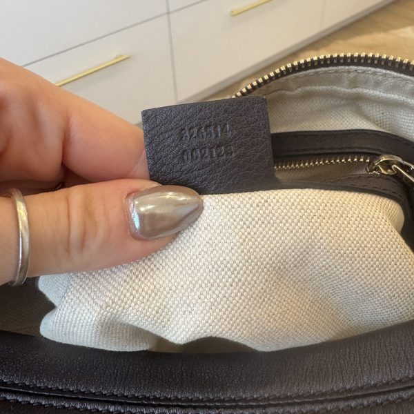 Gucci Guccissima Small Miss GG Hobo Brown