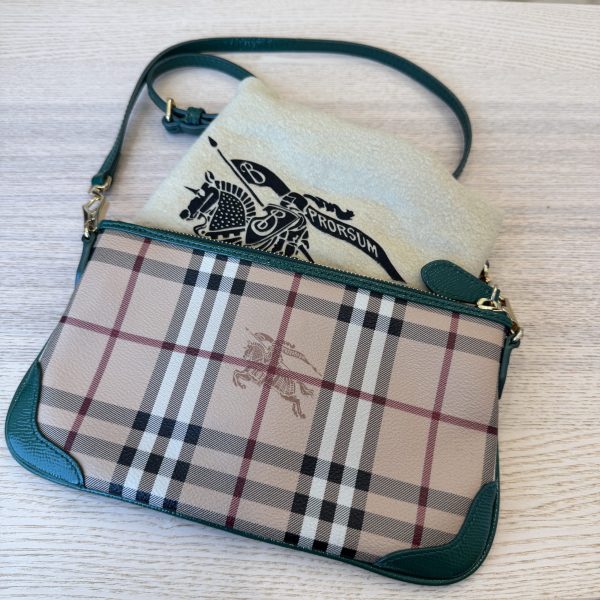 Burberry Small Haymarket Check Shoulder Bag