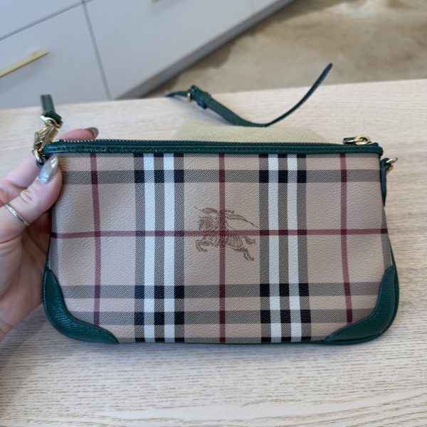 Burberry Small Haymarket Check Shoulder Bag