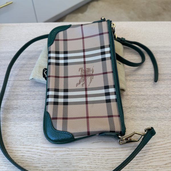 Burberry Small Haymarket Check Shoulder Bag
