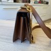 VALENTINO GARAVANI Grained Calfskin Large VSling Shoulder Bag Saddle Brown