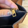 VALENTINO GARAVANI Grained Calfskin Large VSling Shoulder Bag Saddle Brown