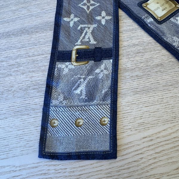 Louis Vuitton Silk Bandeau Blue
