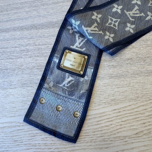 Louis Vuitton Silk Bandeau Blue