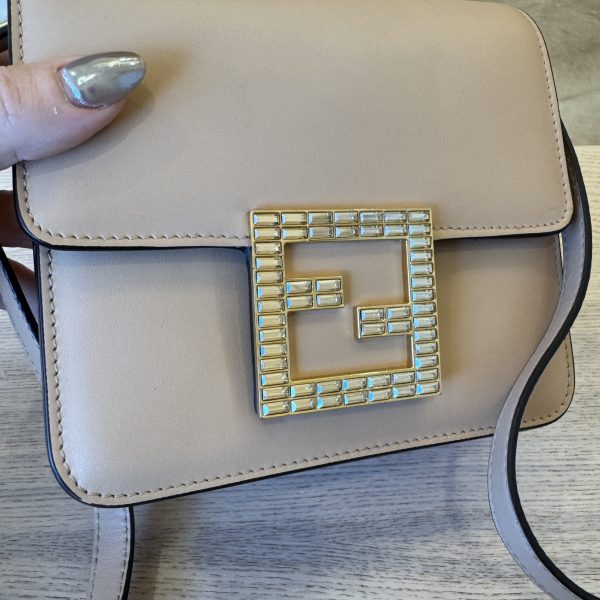 Fendi Vitello King Fab Crossbody Bag Makeup