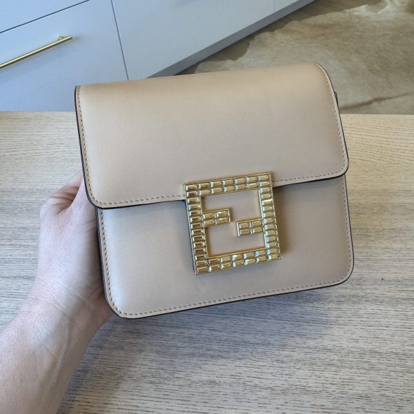 Fendi Vitello King Fab Crossbody Bag Makeup