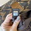 Fendi Chain Flap Shoulder Bag Zucca Canvas Large