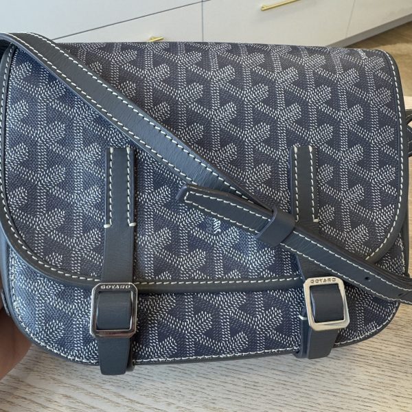 Goyard Goyardine Belvedere PM Messenger Bag Grey
