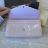 Louis Vuitton Monogram Vernis Sarah Wallet Rose Ballerine