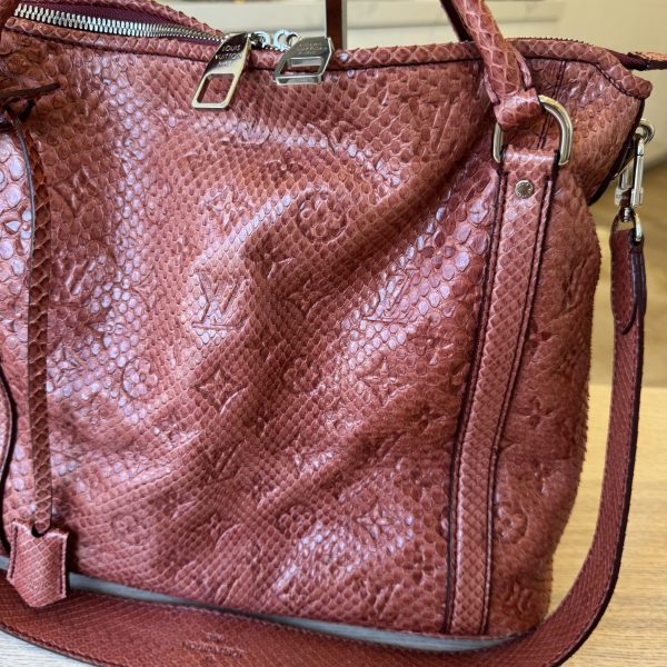 Louis Vuitton Antheia Ixia Handbag Python PM