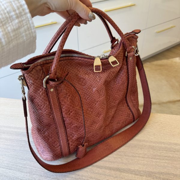 Louis Vuitton Antheia Ixia Handbag Python PM