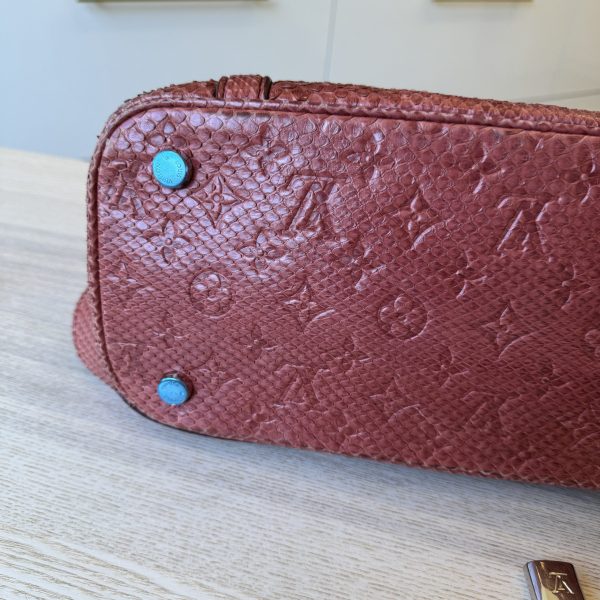 Louis Vuitton Antheia Ixia Handbag Python PM