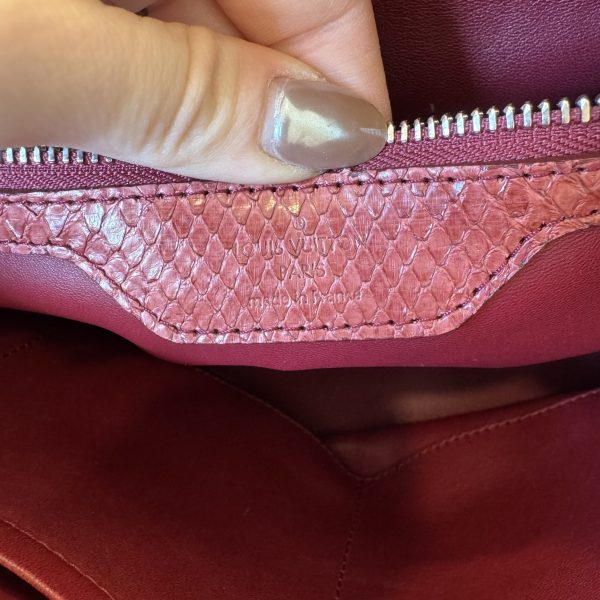 Louis Vuitton Antheia Ixia Handbag Python PM
