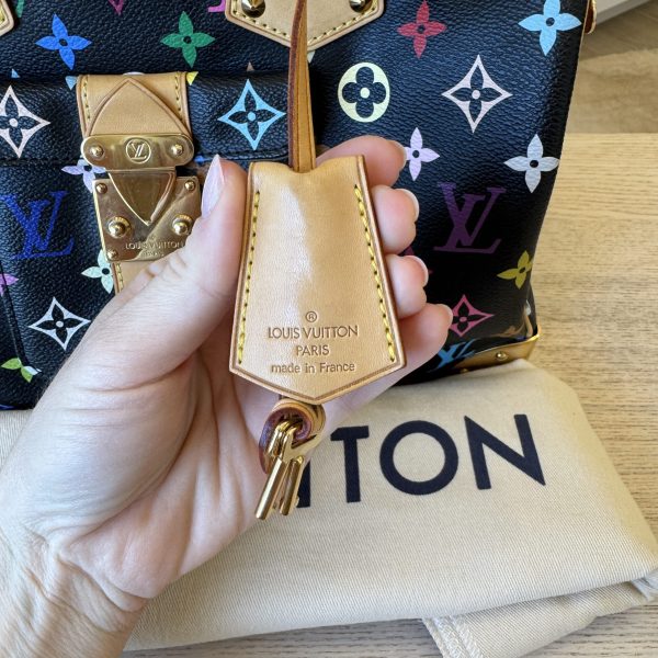 Louis Vuitton Monogram Multicolor Speedy 30 Black