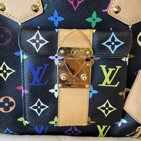 Louis Vuitton Monogram Multicolor Speedy 30 Black