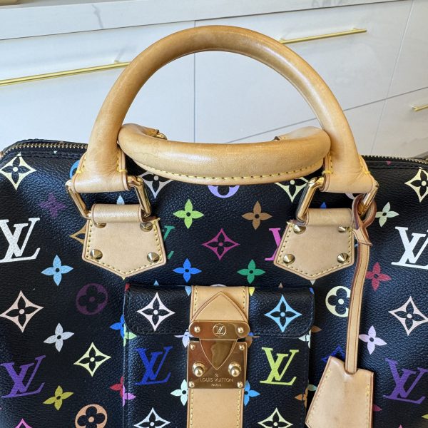 Louis Vuitton Monogram Multicolor Speedy 30 Black
