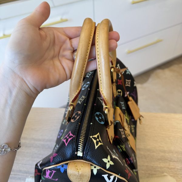 Louis Vuitton Monogram Multicolor Speedy 30 Black