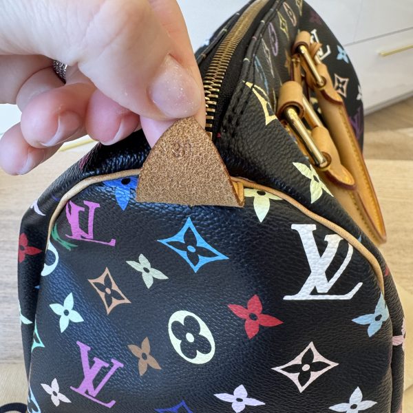 Louis Vuitton Monogram Multicolor Speedy 30 Black