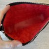 Christian Louboutin Calfskin Embossed Loubila Shoulder Bag Black