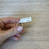 Gucci Interlocking Thin Open Band 6MM Ring Sterling Silver Size 5.75