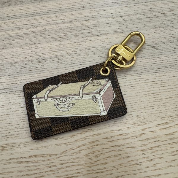 Louis Vuitton Damier Ebene Affiche Trunk Key Ring