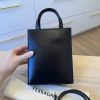 Salvatore Ferragamo Gancini-plaque Leather Minibag Black