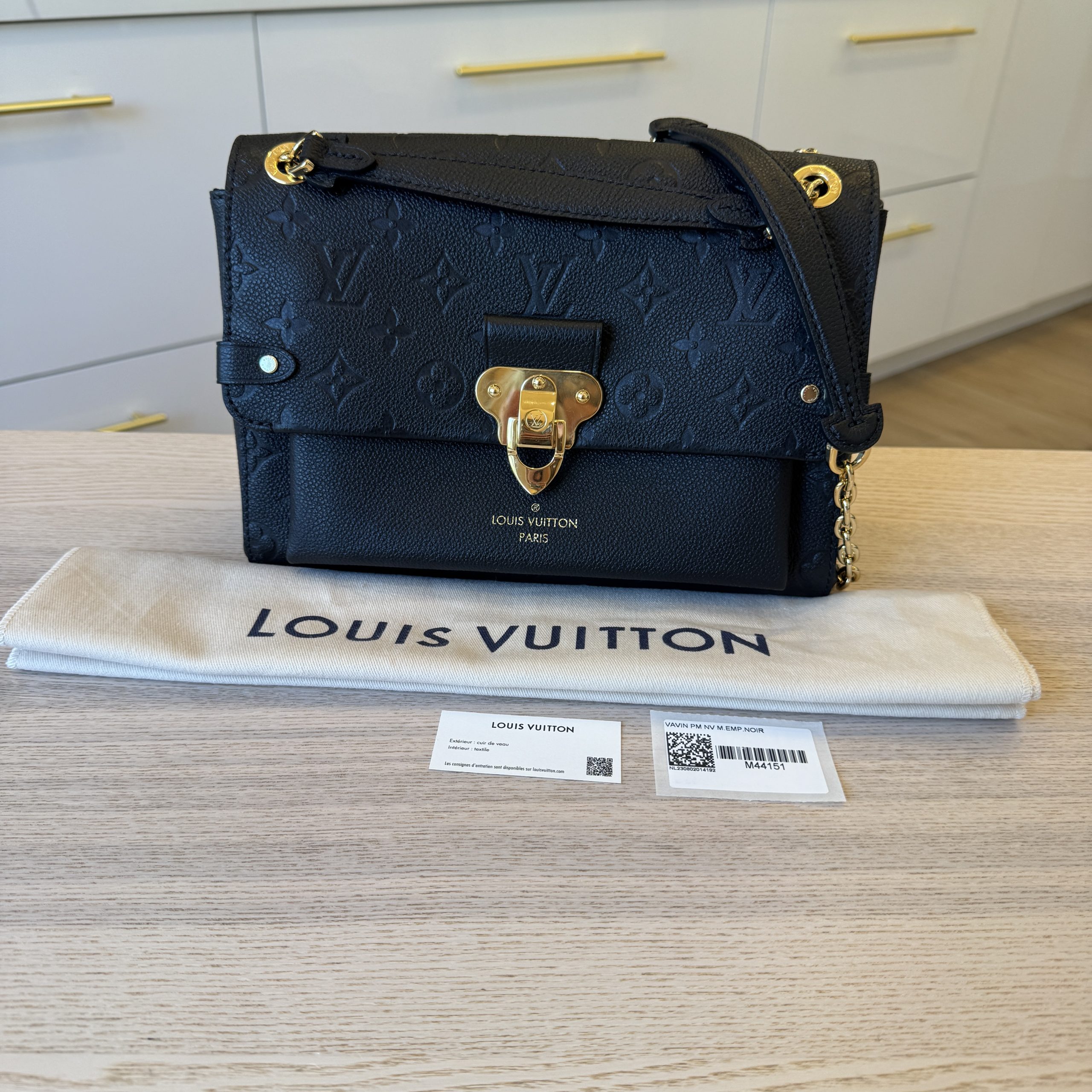 Louis Vuitton Empreinte Vavin PM Black
