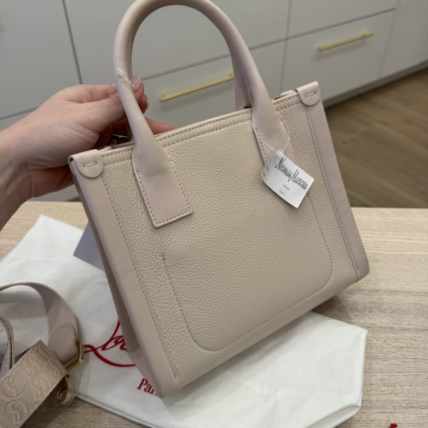 Christian Louboutin By My Side Mini Tote in Leather with CL Logo Leche
