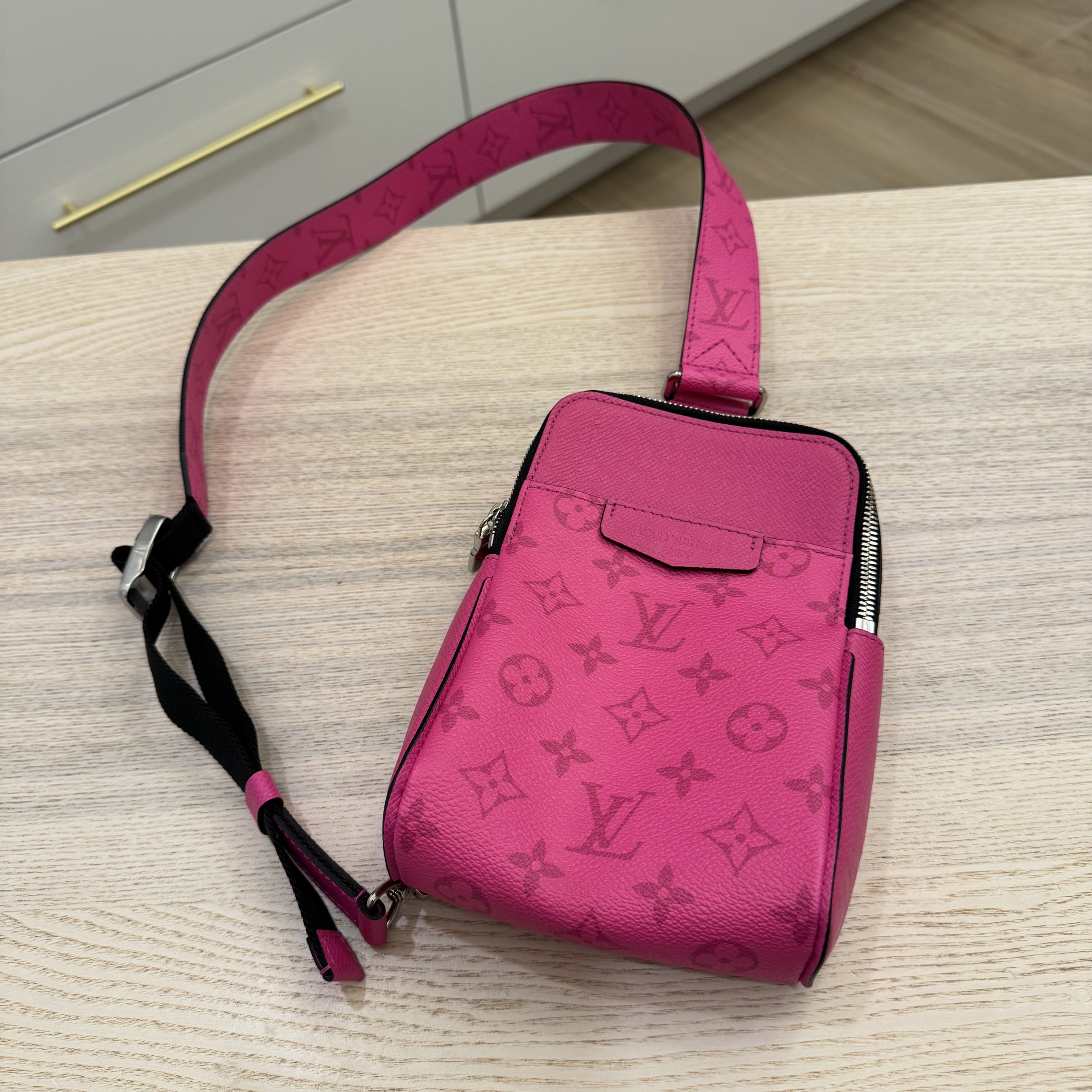 Louis Vuitton Taigarama Outdoor Slingbag Fuchsia