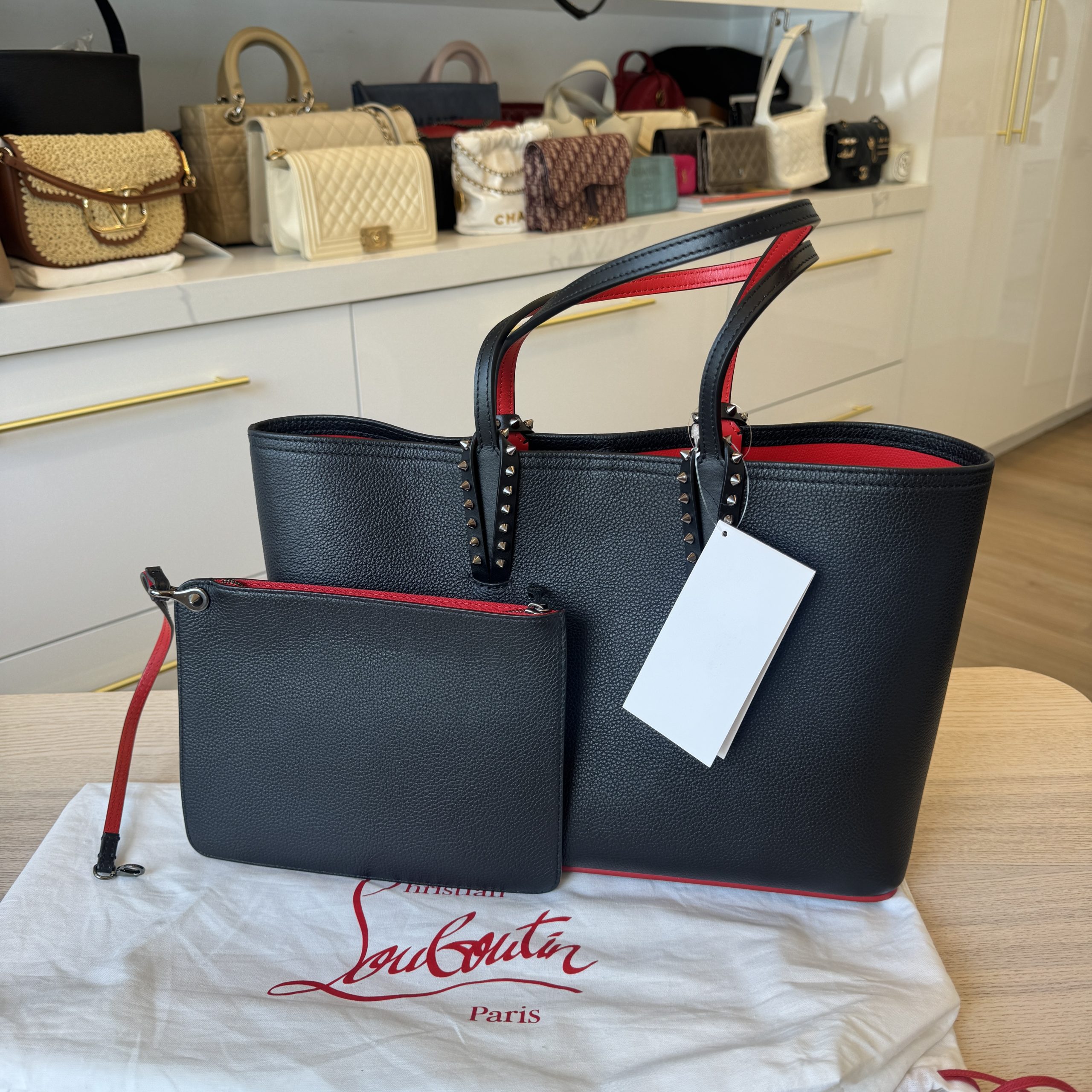 Christian Louboutin Cabata Small Leather Tote