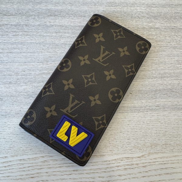 Louis Vuitton Long Wallet Monogram Portefeuille Brazza NM