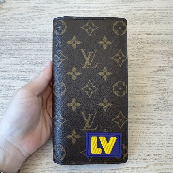 Louis Vuitton Long Wallet Monogram Portefeuille Brazza NM